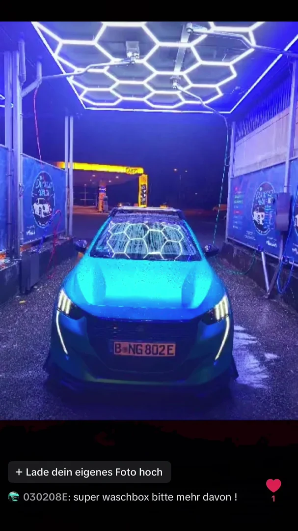Originalbeitrag von @diamondwashgermany: Abendstimmung an der Waschbox